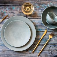 Assiette Plate vesuvio bleu 27 cm - Visuel 0